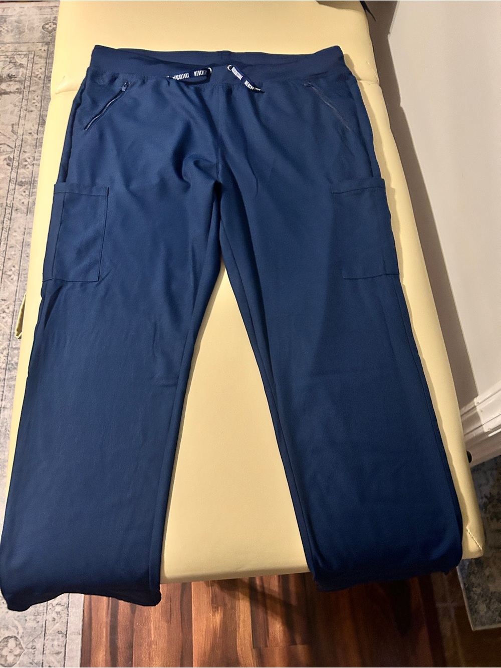 Med Couture Navy Straight Leg Tall Scrub Pants